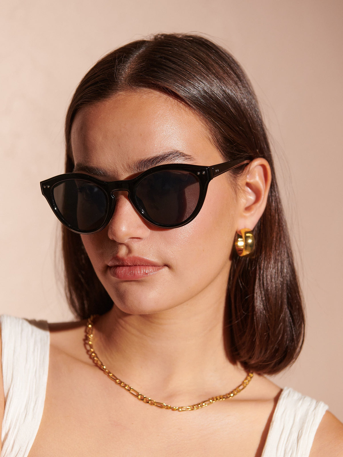 Clinton Vintage Circular Sunglasses