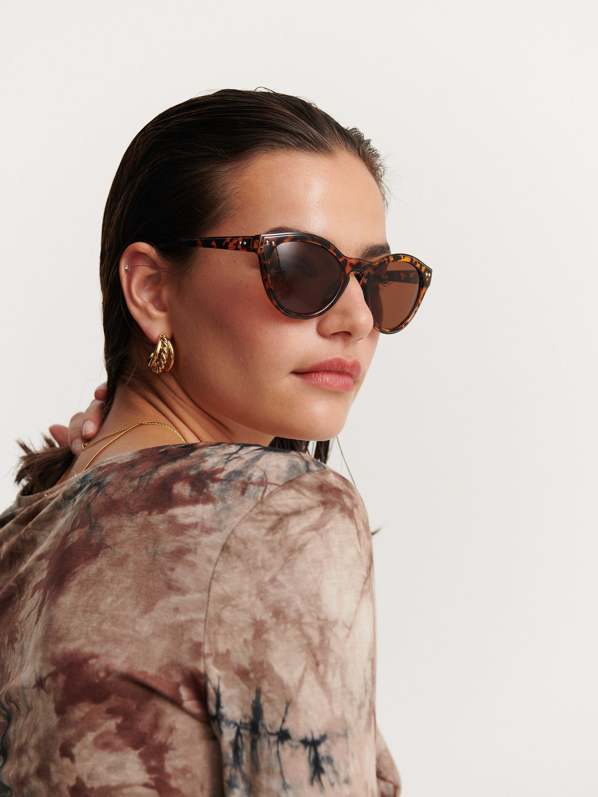 Clinton Vintage Circular Sunglasses