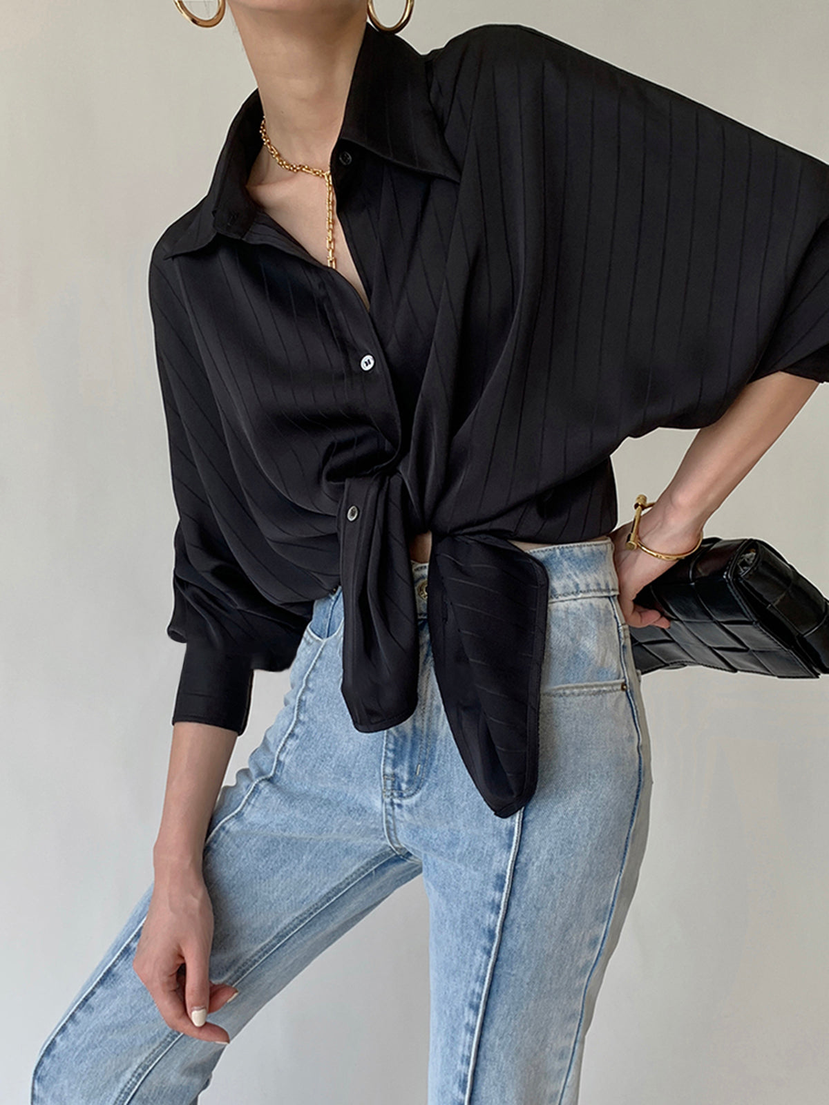 Oversized Button-Up Shirt