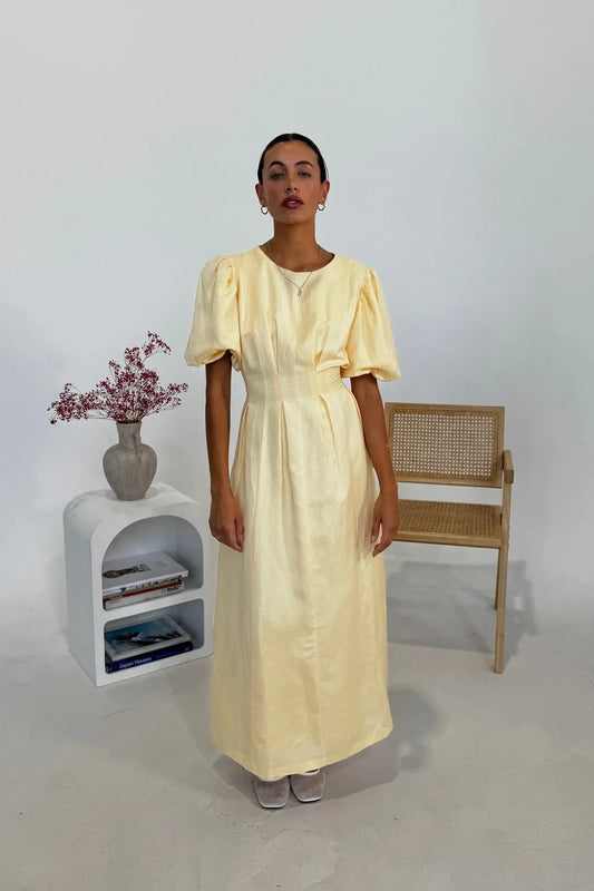 Arielle Puff Sleeve Maxi Dress