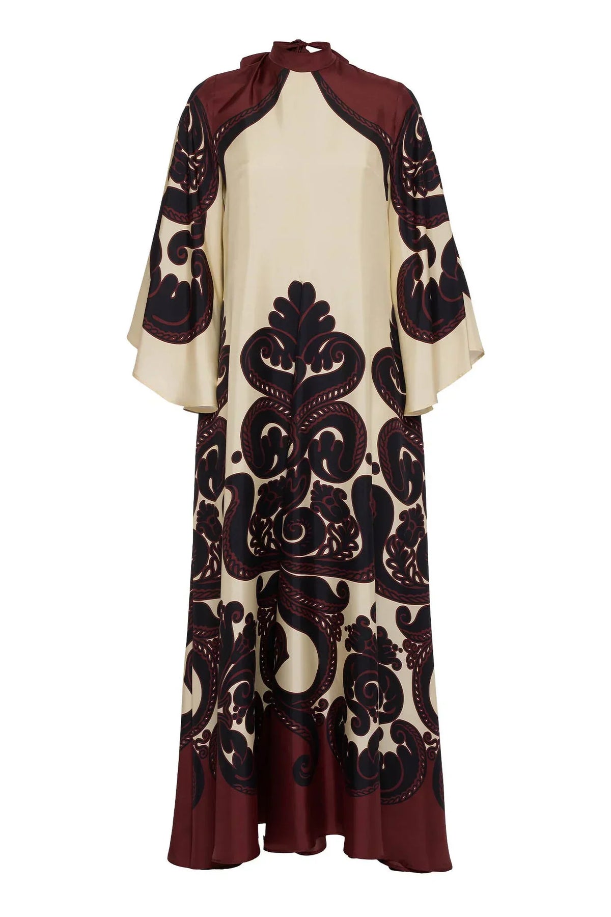 Nicolette Baroque Print Maxi Dress
