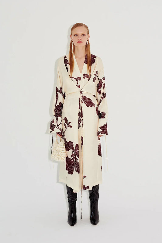 Noémie Floral Wrap Maxi Dress