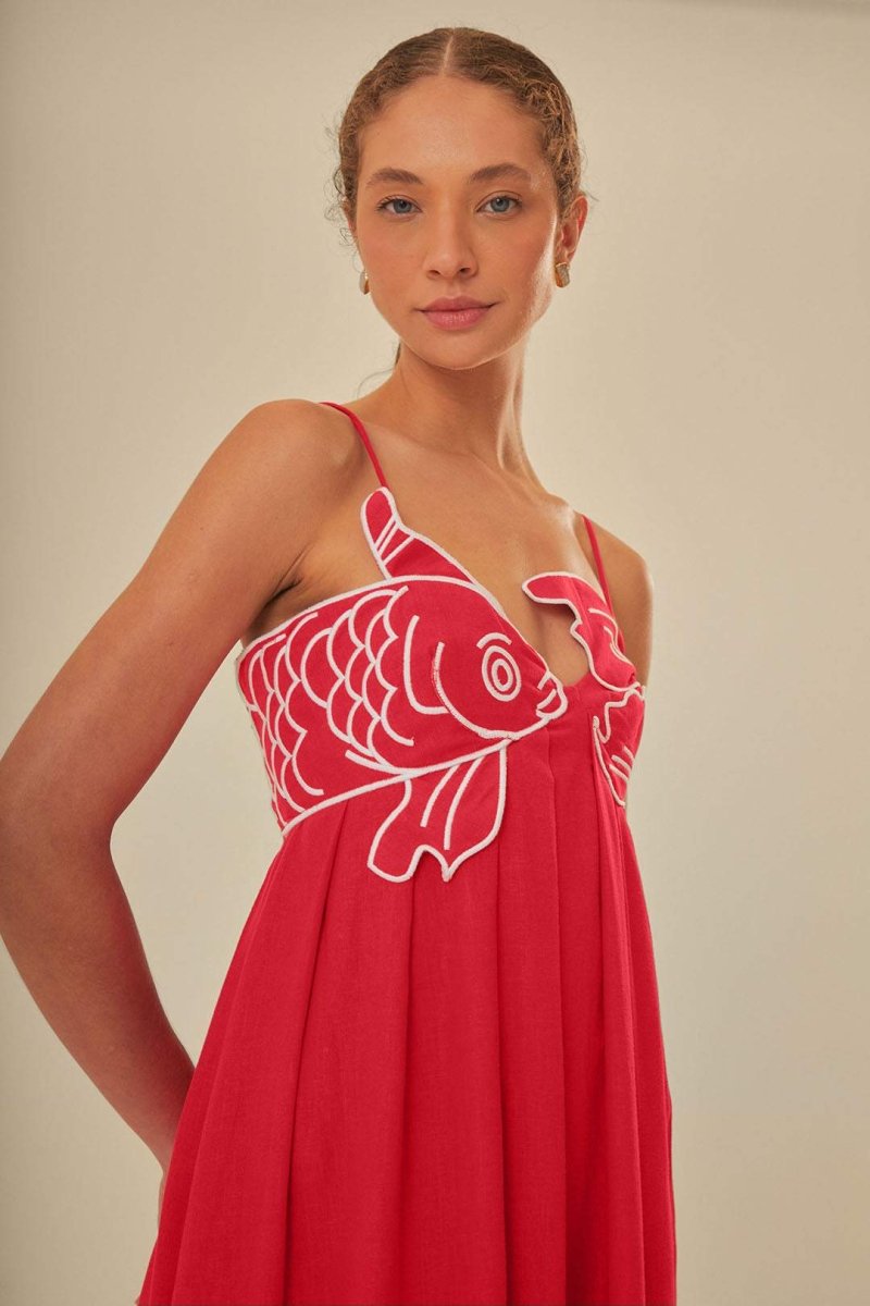 Joceline Embroidered Maxi Dress